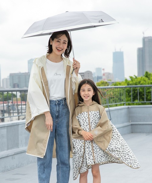 GLOBAL WORK（グローバルワーク）の「撥水レインポンチョ/236661（ポンチョ・レディース・ベージュ/グレー/グリーン・FREE）」の19枚目の写真