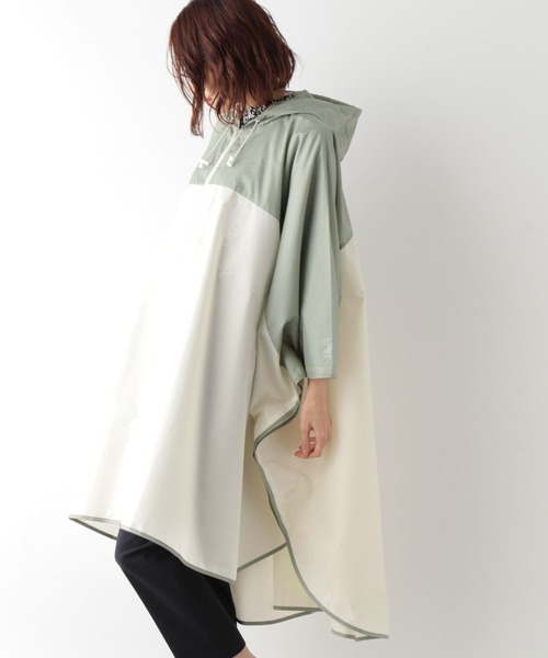 GLOBAL WORK（グローバルワーク）の「撥水レインポンチョ/236661（ポンチョ・レディース・ベージュ/グレー/グリーン・FREE）」の20枚目の写真