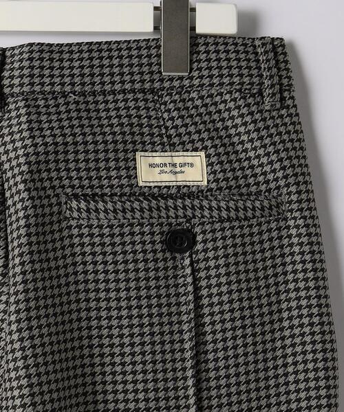 HONOR THE GIFT（オナーザギフト）の「＜HONOR THE GIFT＞ H/TOOTH PT/パンツ（その他パンツ・メンズ・ブラウン/クリーム・34inch/32inch/30inch）」の4枚目の写真
