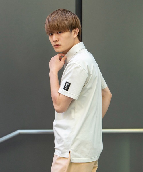 ゴルフ 【#NEW COMFORT】VIBTEXフランス綾ストレッチ半袖ポロシャツ ニューコンフォート ポロシャツ ゴルフウェア スポーツウェア
