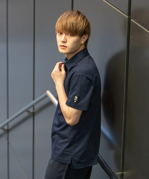 ゴルフ 【#NEW COMFORT】VIBTEXフランス綾ストレッチ半袖ポロシャツ ニューコンフォート ポロシャツ ゴルフウェア スポーツウェア