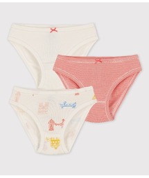 PETIT BATEAU（プチバトー）の「プリントショーツ３枚組（ショーツ・キッズ）」