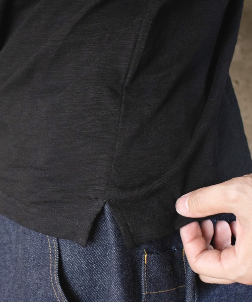 カヤ（カヤ）の「【カヤ】彩華とっくりメンズトップス（Tシャツ/カットソー・メンズ・ネイビー/ホワイト/ブラック/ライトベージュ/レンガ・FREE）」の16枚目の写真