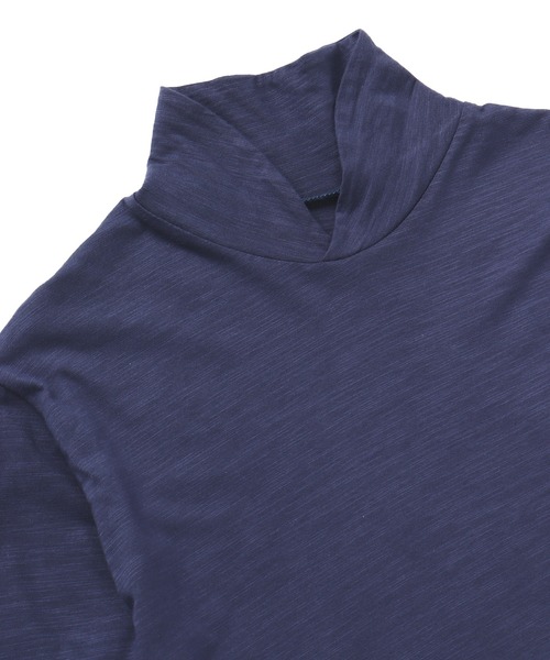 カヤ（カヤ）の「【カヤ】彩華とっくりメンズトップス（Tシャツ/カットソー・メンズ・ネイビー/ホワイト/ブラック/ライトベージュ/レンガ・FREE）」の10枚目の写真