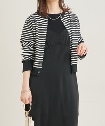 natural couture | 【WEB限定】旬顔コーデが決まるプチプラリングドット釦おしゃれカーディガン(カーディガン/ボレロ)