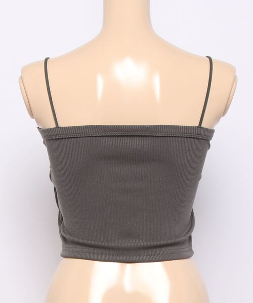 ANAP（アナップ）の「スクエアリブブラトップ（キャミソール・レディース・ブラック/ホワイト/グレー・FREE）」の14枚目の写真