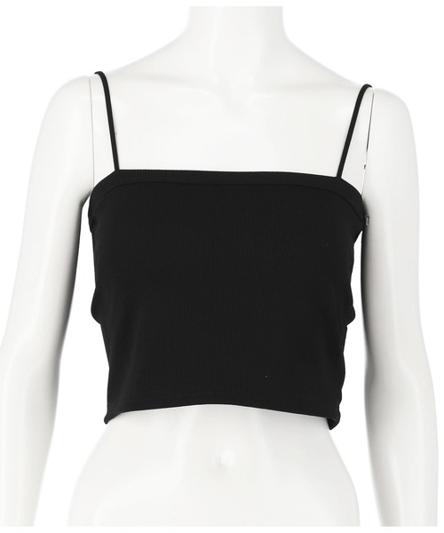 ANAP（アナップ）の「スクエアリブブラトップ（キャミソール・レディース・ブラック/ホワイト/グレー・FREE）」の6枚目の写真