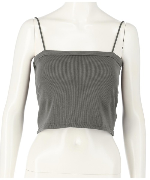 ANAP（アナップ）の「スクエアリブブラトップ（キャミソール・レディース・ブラック/ホワイト/グレー・FREE）」の15枚目の写真