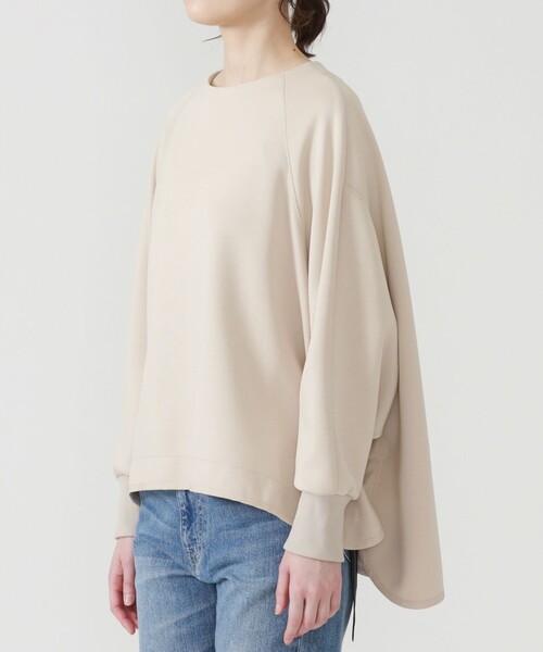 LOVELESS（ラブレス）の「スムースポンチフレアプルオーバー（その他トップス・レディース・ブラック/ベージュ系その他/グリーン系その他・36）」の8枚目の写真