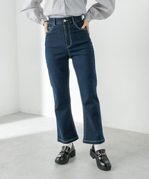 OLIVE des OLIVE | ストレッチベーシックフレアパンツ(デニムパンツ)