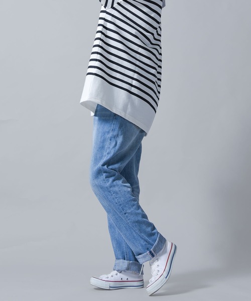 folka（フォルカ）の「【folka（フォルカ）】2022S/S ストレートデニムパンツ（デニムパンツ・レディース・ネイビー/ブルー・M/L）」の16枚目の写真