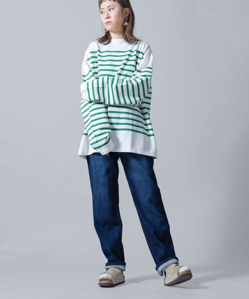 folka（フォルカ）の「【folka（フォルカ）】2022S/S ストレートデニムパンツ（デニムパンツ・レディース・ネイビー/ブルー・M/L）」の8枚目の写真