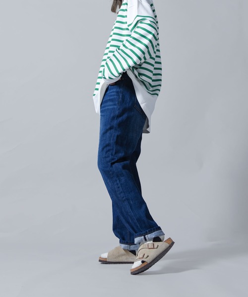 folka（フォルカ）の「【folka（フォルカ）】2022S/S ストレートデニムパンツ（デニムパンツ・レディース・ネイビー/ブルー・M/L）」の15枚目の写真