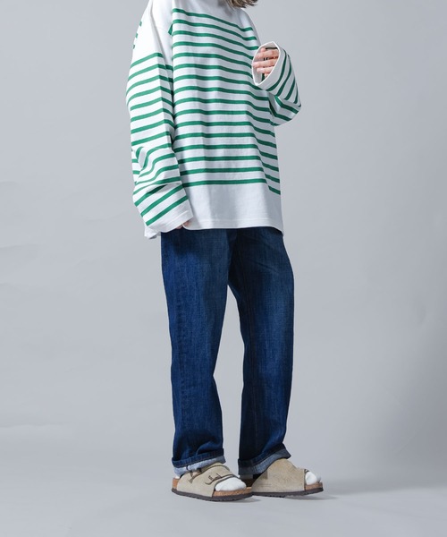 folka（フォルカ）の「【folka（フォルカ）】2022S/S ストレートデニムパンツ（デニムパンツ・レディース・ネイビー/ブルー・M/L）」の10枚目の写真