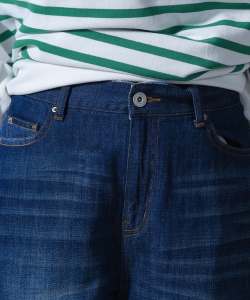 folka（フォルカ）の「【folka（フォルカ）】2022S/S ストレートデニムパンツ（デニムパンツ・レディース・ネイビー/ブルー・M/L）」の5枚目の写真