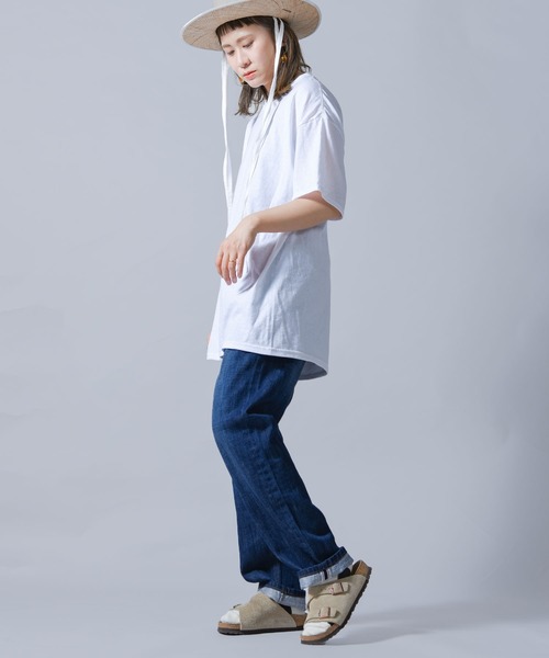 folka（フォルカ）の「【folka（フォルカ）】2022S/S ストレートデニムパンツ（デニムパンツ・レディース・ネイビー/ブルー・M/L）」の18枚目の写真