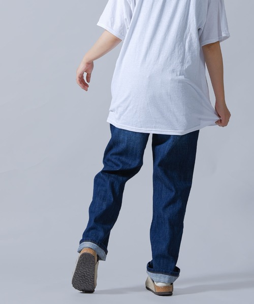 folka（フォルカ）の「【folka（フォルカ）】2022S/S ストレートデニムパンツ（デニムパンツ・レディース・ネイビー/ブルー・M/L）」の13枚目の写真