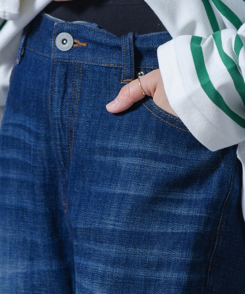 folka（フォルカ）の「【folka（フォルカ）】2022S/S ストレートデニムパンツ（デニムパンツ・レディース・ネイビー/ブルー・M/L）」の12枚目の写真