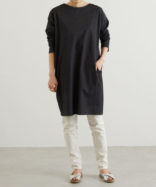 BEARDSLEY（ビアズリー）の「花刺繍チュニック（ワンピース）」 - WEAR