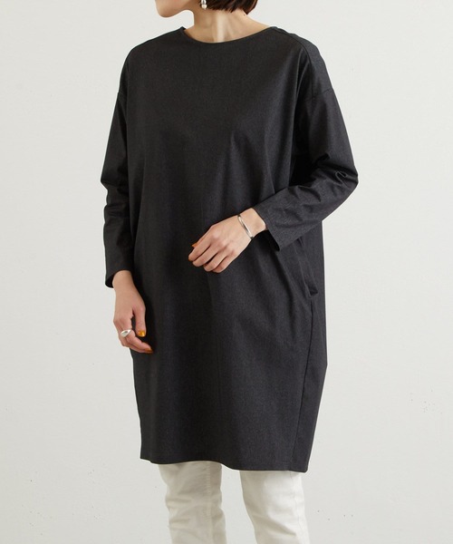BEARDSLEY（ビアズリー）の「花刺繍チュニック（ワンピース）」 - WEAR