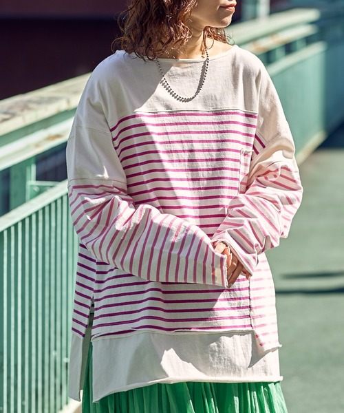 etsinta（エシンタ）の「【etsinta/エシンタ】リメイクバスクボーダー