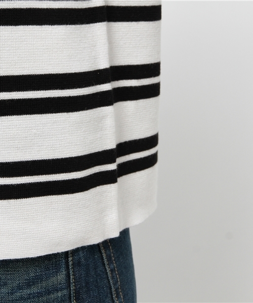 MYSELF ABAHOUSE（マイセルフアバハウス）の「COTTONブレンドミラノリブニット（ニット/セーター・レディース・イエロー/ブルー/ブラック・FREE）」の9枚目の写真