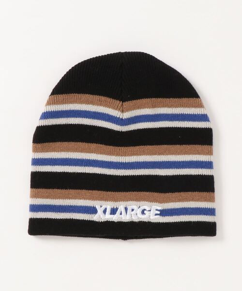 XLARGE KIDS（エクストララージキッズ）の「ロゴニットキャップ（ニットキャップ/ビーニー・キッズ・ブラック/ネイビー・FREE）」の5枚目の写真
