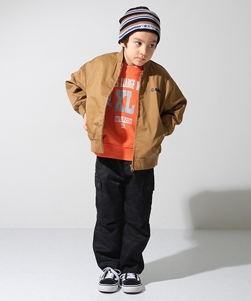 XLARGE KIDS（エクストララージキッズ）の「ロゴニットキャップ（ニットキャップ/ビーニー・キッズ・ブラック/ネイビー・FREE）」の7枚目の写真