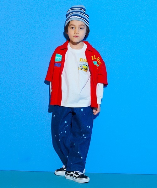 XLARGE KIDS（エクストララージキッズ）の「ロゴニットキャップ（ニットキャップ/ビーニー・キッズ・ブラック/ネイビー・FREE）」の13枚目の写真