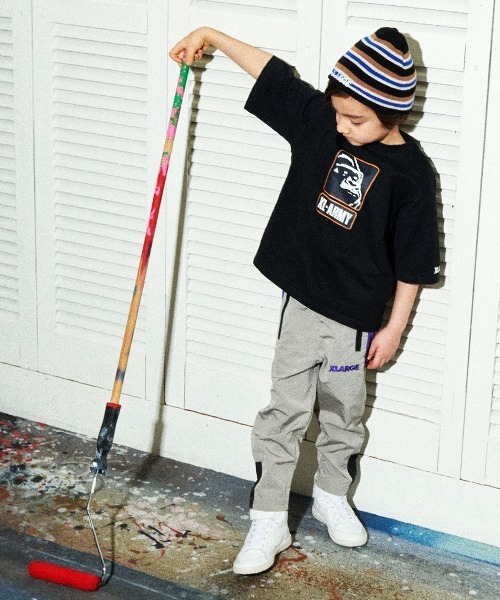 XLARGE KIDS（エクストララージキッズ）の「ロゴニットキャップ（ニットキャップ/ビーニー・キッズ・ブラック/ネイビー・FREE）」の11枚目の写真