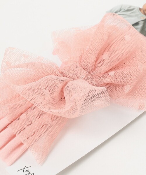 こども ビームス（コドモビームス）の「baby bling / Tulle Fab ベビーヘアバンド（ヘアバンド・キッズ・ホワイト/ベージュ/レッド系その他・ONE SIZE）」の16枚目の写真