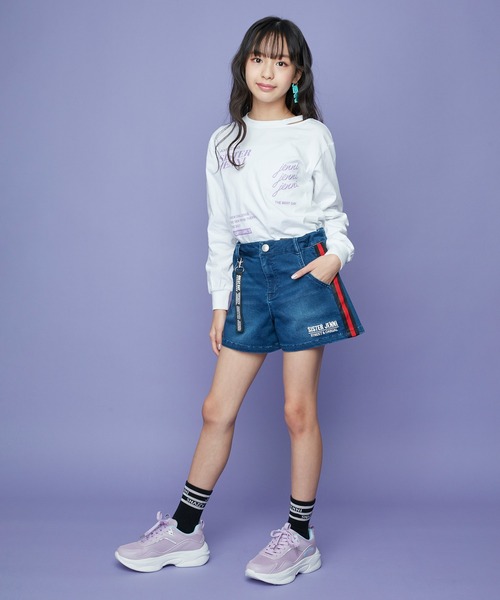 SISTER JENNI（SISTER JENNI）の「チャーム付きデニムショーパン