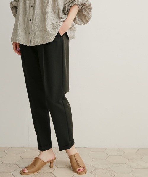 URBAN RESEARCH DOORS（アーバンリサーチドアーズ）の「ストレッチテーパードイージーパンツ（その他パンツ・レディース・ブラック/ブルー系その他/ライトベージュ/ネイビー・1/0/00）」の12枚目の写真