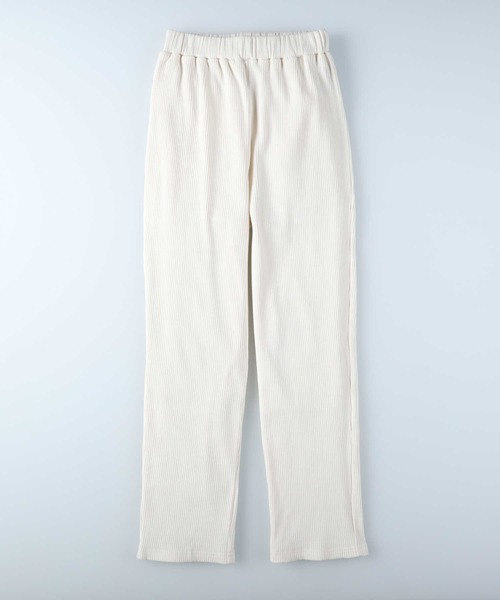 HONEYSUCKLE ROSE（ハニーサックルローズ）の「【HONEYSUCKLE ROSE】カットリブパンツ（その他パンツ・レディース・キナリ/ブラウン/ブラック・M/L）」の7枚目の写真