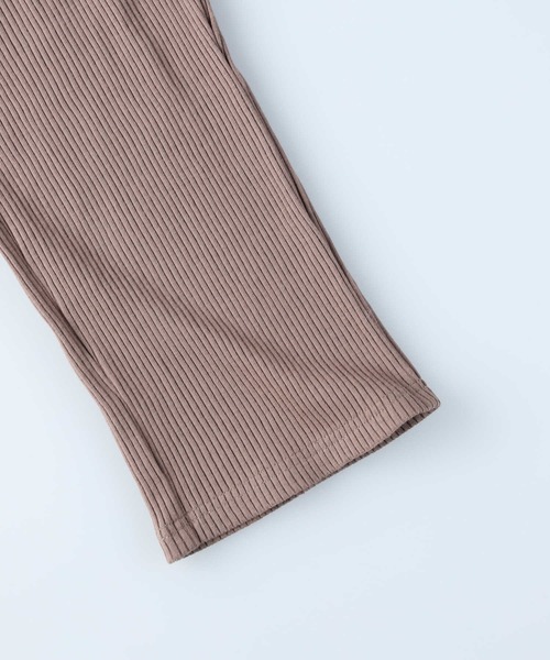 HONEYSUCKLE ROSE（ハニーサックルローズ）の「【HONEYSUCKLE ROSE】カットリブパンツ（その他パンツ・レディース・キナリ/ブラウン/ブラック・M/L）」の14枚目の写真