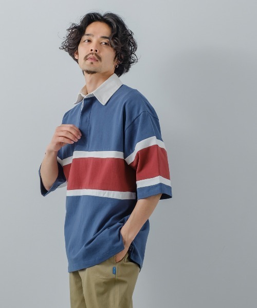improves（インプローブス）の「ヘビーウェイト ラインボーダー 半袖