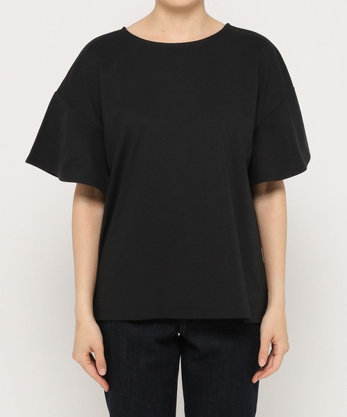 LEPSIM（レプシィム）の「マルチキノウソデフレアTシャツ　262405（Tシャツ/カットソー・レディース・ピンク/オフホワイト/ブラック/ブルー・MEDIUM/LARGE）」の17枚目の写真