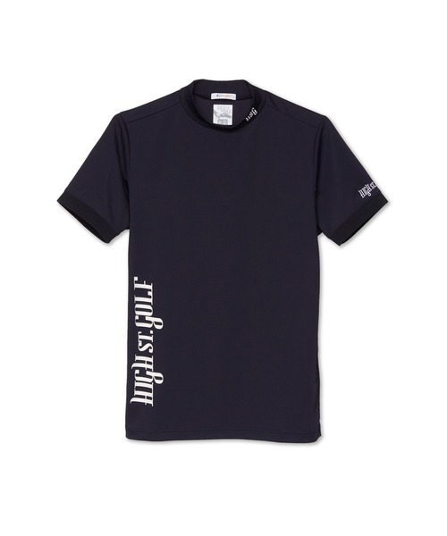 HIGH STREET(ハイストリート)の「HIGH ST. GOLF∴タテロゴバックハニカム モックネックシャツ <AdE>(Tシャツ/カットソー・メンズ・ホワイト/ブラック/ネイビー・S/M/L/LL)」の18枚目の写真