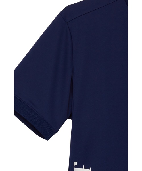 HIGH STREET(ハイストリート)の「HIGH ST. GOLF∴タテロゴバックハニカム モックネックシャツ <AdE>(Tシャツ/カットソー・メンズ・ホワイト/ブラック/ネイビー・S/M/L/LL)」の8枚目の写真