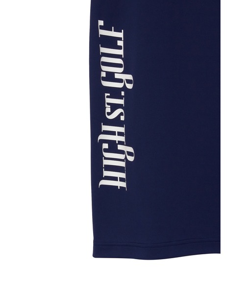 HIGH STREET(ハイストリート)の「HIGH ST. GOLF∴タテロゴバックハニカム モックネックシャツ <AdE>(Tシャツ/カットソー・メンズ・ホワイト/ブラック/ネイビー・S/M/L/LL)」の10枚目の写真