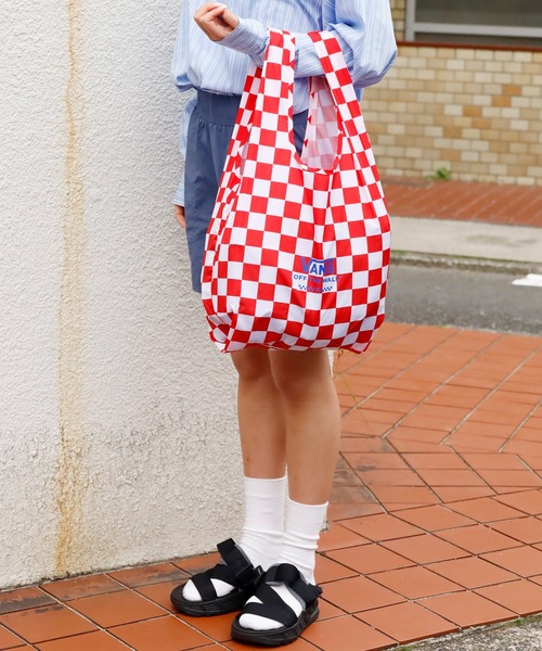 VANS（バンズ）の「VANS/バンズ M Shopper BAG ショッパーバック エコバック ハンドバック（エコバッグ/サブバッグ・メンズ・ブルー系その他/ホワイト×レッド/ブラック×ホワイト/ブラック/ブルー系その他2・FREE）」の12枚目の写真