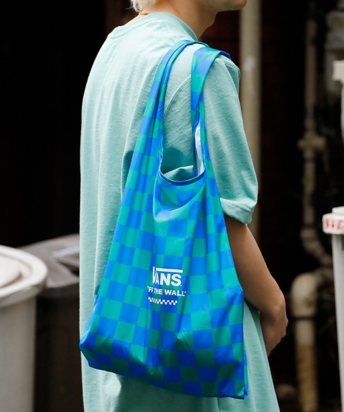 VANS（バンズ）の「VANS/バンズ M Shopper BAG ショッパーバック エコバック ハンドバック（エコバッグ/サブバッグ・メンズ・ブルー系その他/ホワイト×レッド/ブラック×ホワイト/ブラック/ブルー系その他2・FREE）」の9枚目の写真
