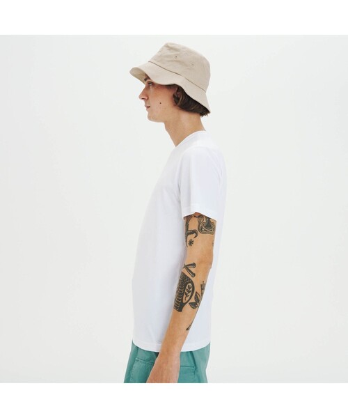 AIGLE(エーグル)の「吸水速乾 プライムフレックス ベーシック 半袖Tシャツ(Tシャツ/カットソー・メンズ・ホワイト/ライトブルー/ダークネイビー/レッド系その他・S/L/LL/M)」の12枚目の写真