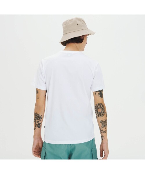 AIGLE(エーグル)の「吸水速乾 プライムフレックス ベーシック 半袖Tシャツ(Tシャツ/カットソー・メンズ・ホワイト/ライトブルー/ダークネイビー/レッド系その他・S/L/LL/M)」の11枚目の写真