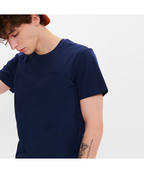 AIGLE(エーグル)の「吸水速乾 プライムフレックス ベーシック 半袖Tシャツ(Tシャツ/カットソー・メンズ・ホワイト/ライトブルー/ダークネイビー/レッド系その他・S/L/LL/M)」の10枚目の写真