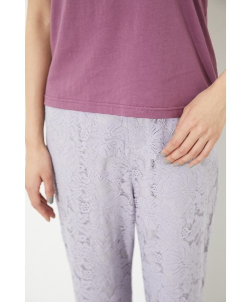 rienda（リエンダ）の「Linda PRECIOSA Tシャツ（Tシャツ/カットソー・レディース・ホワイト/ブラック/グリーン/スモークピンク・FREE）」の18枚目の写真