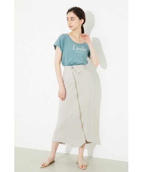 rienda（リエンダ）の「Linda PRECIOSA Tシャツ（Tシャツ/カットソー・レディース・ホワイト/ブラック/グリーン/スモークピンク・FREE）」の20枚目の写真