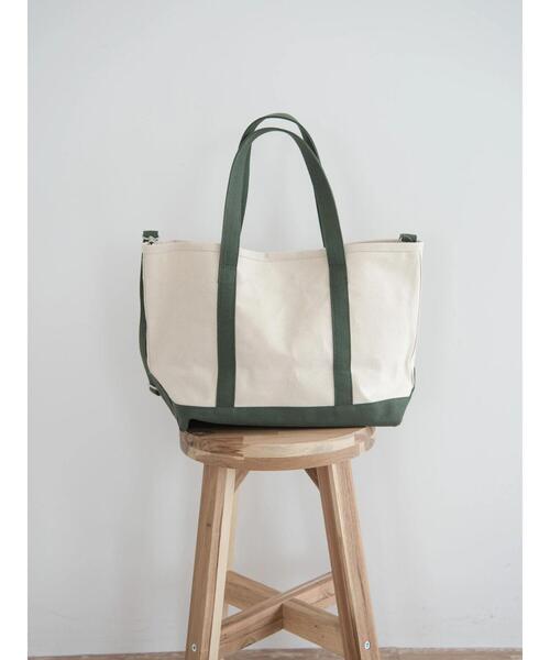 AMERICAN HOLIC（アメリカンホリック）の「キャンバストートバッグ / CANVAS 2WAY TOTE BAG（トートバッグ・レディース・ネイビー/レッド/カーキ/イエロー・FREE）」の7枚目の写真