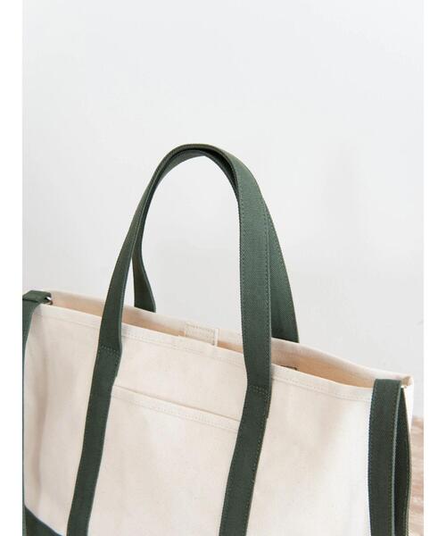 AMERICAN HOLIC（アメリカンホリック）の「キャンバストートバッグ / CANVAS 2WAY TOTE BAG（トートバッグ・レディース・ネイビー/レッド/カーキ/イエロー・FREE）」の8枚目の写真