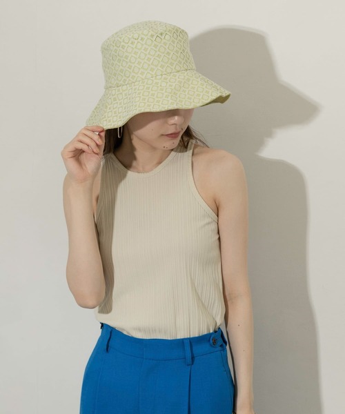 SMELLY（スメリー）の「レースバケットハット（ハット・レディース・ホワイト系その他/グリーン系その他・-）」の16枚目の写真